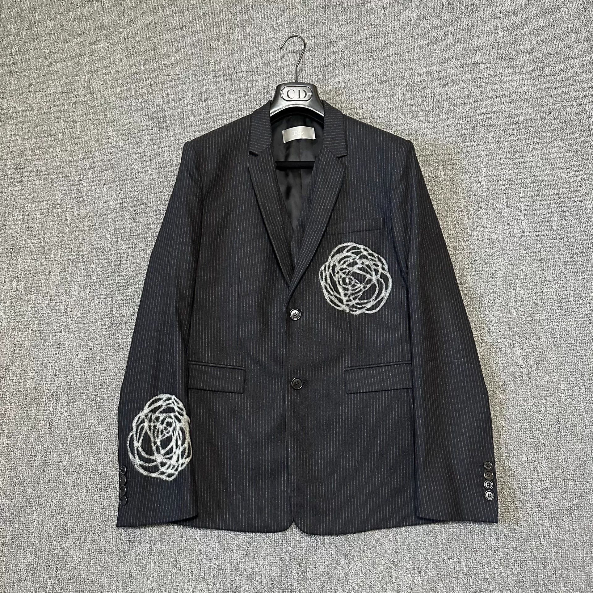 Kris Van Assche Dior Homme 14FW Lily of the Valley Suit Set Size US M / EU 48-50 / 2 - 2 Thumbnail