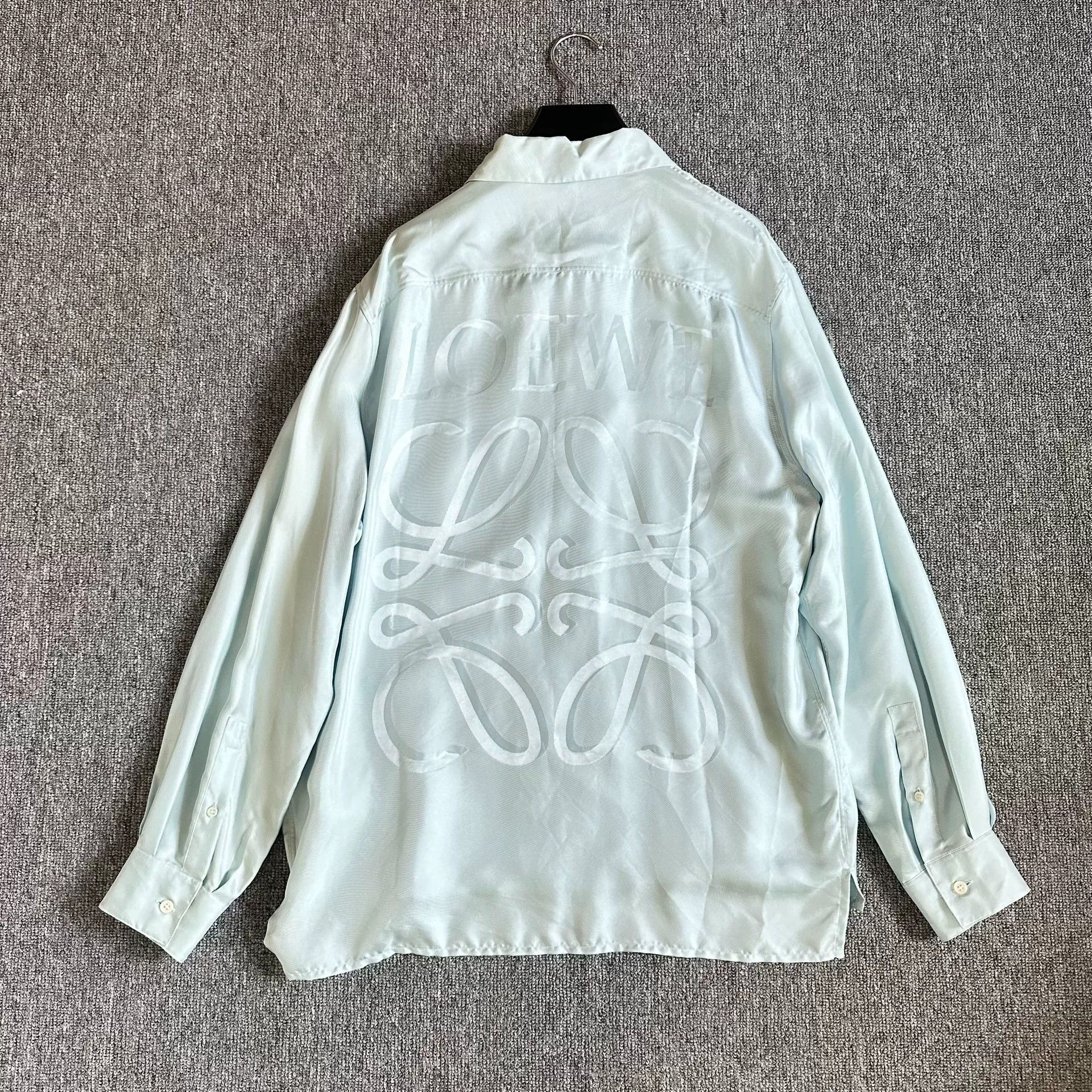 Loewe Loewe 23SS Back Logo Collar Long-Sleeve Shirt Size S / US 4 / IT 40 - 3 Thumbnail