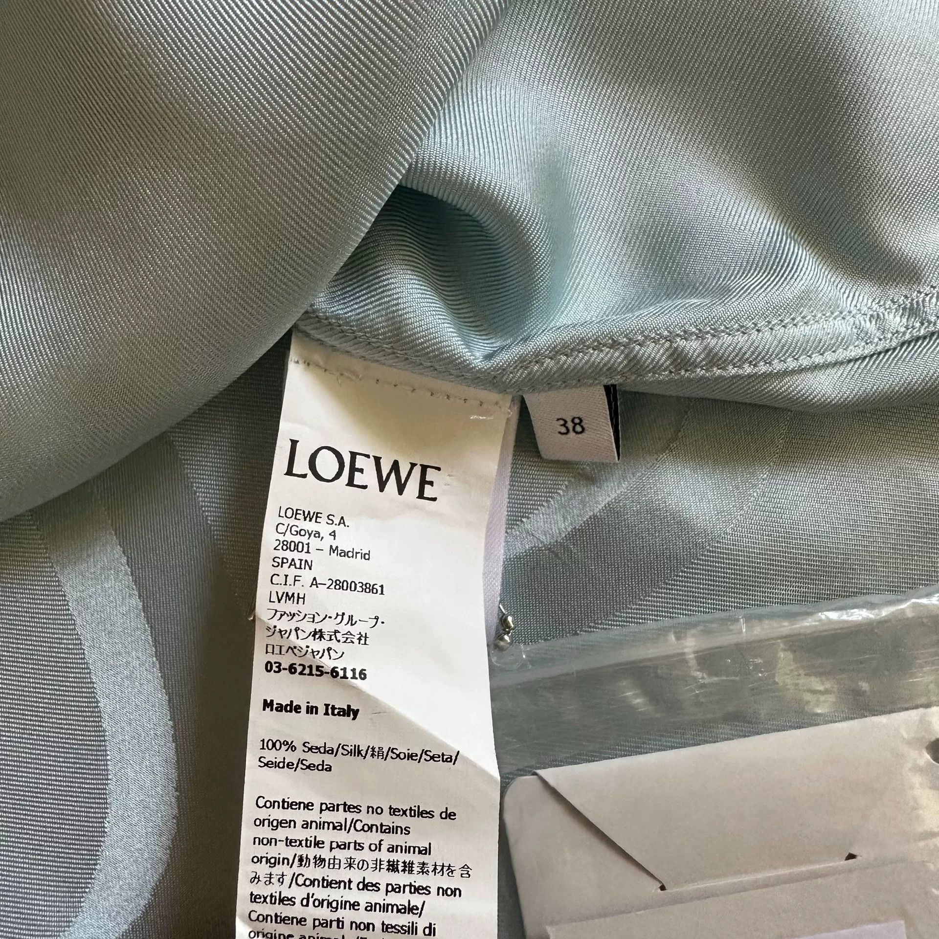 Loewe Loewe 23SS Back Logo Collar Long-Sleeve Shirt Size S / US 4 / IT 40 - 5 Thumbnail