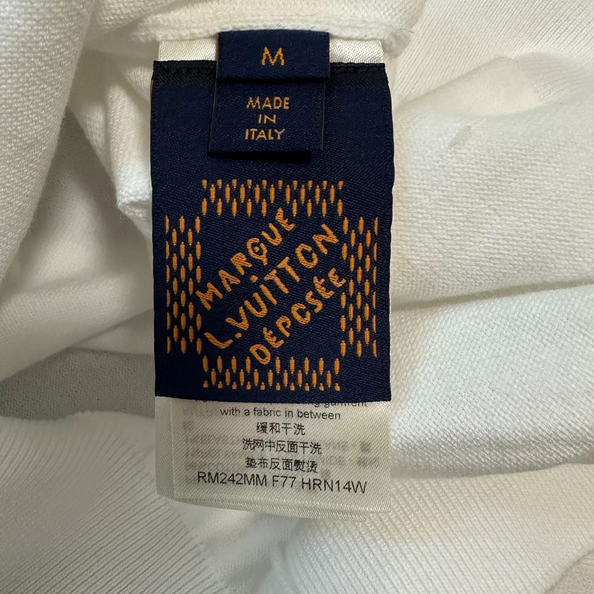 Louis Vuitton Louis Vuitton 24SS White Pharrell Pearl Polo Size US M / EU 48-50 / 2 - 5 Thumbnail
