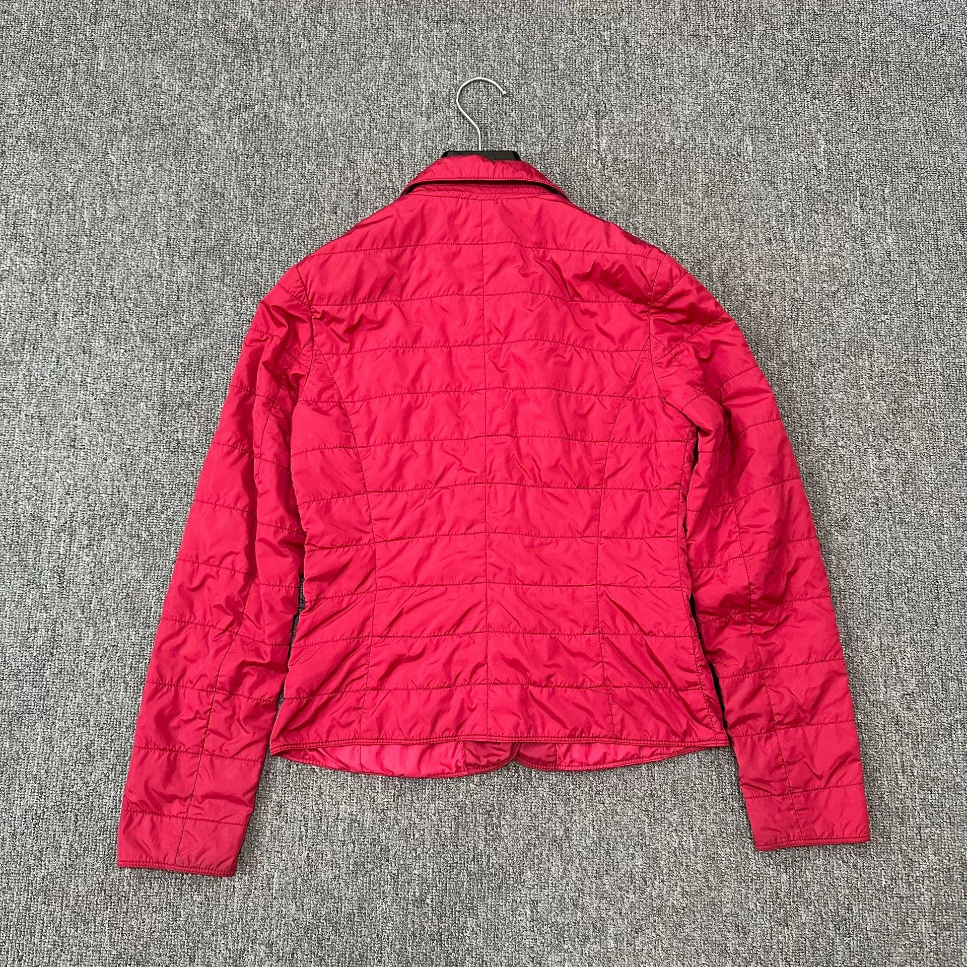 Moncler Moncler Red Zip Jacket Size S / US 4 / IT 40 - 3 Thumbnail