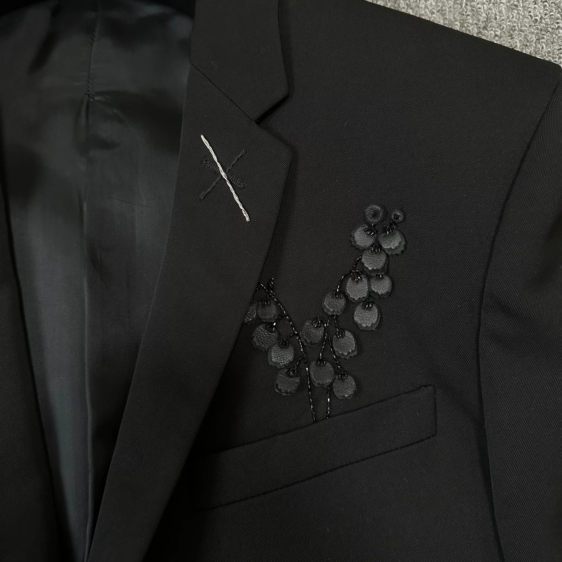 Dior Dior Homme 18FW Black Lily Suit Size US S / EU 44-46 / 1 - 2 Thumbnail