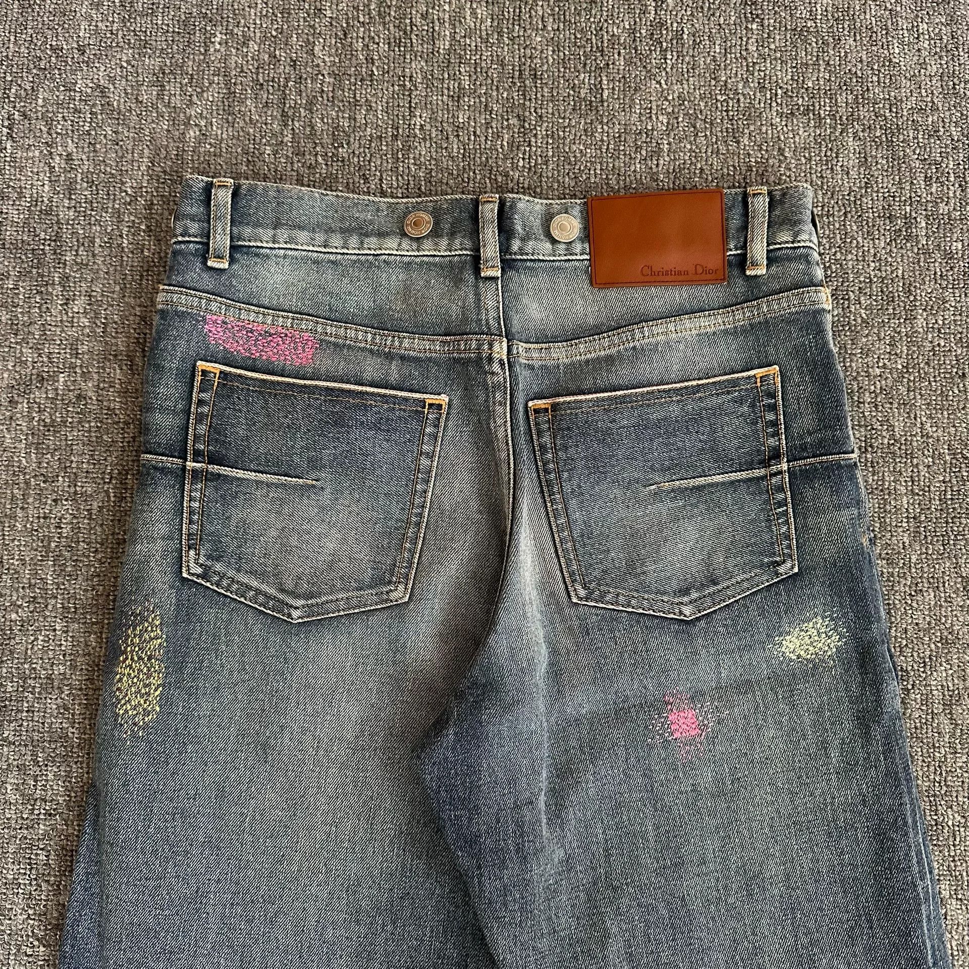 Dior Dior Homme Firework Embroidery Jeans Size US 28 / EU 44 - 7 Thumbnail