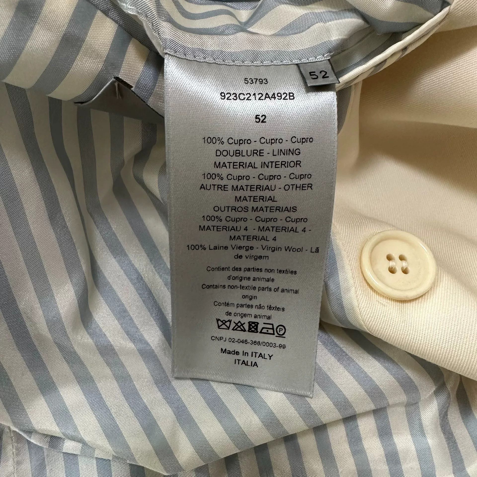 Dior Dior Men 19ss Runway Stripe Suit Size US L / EU 52-54 / 3 - 5 Thumbnail