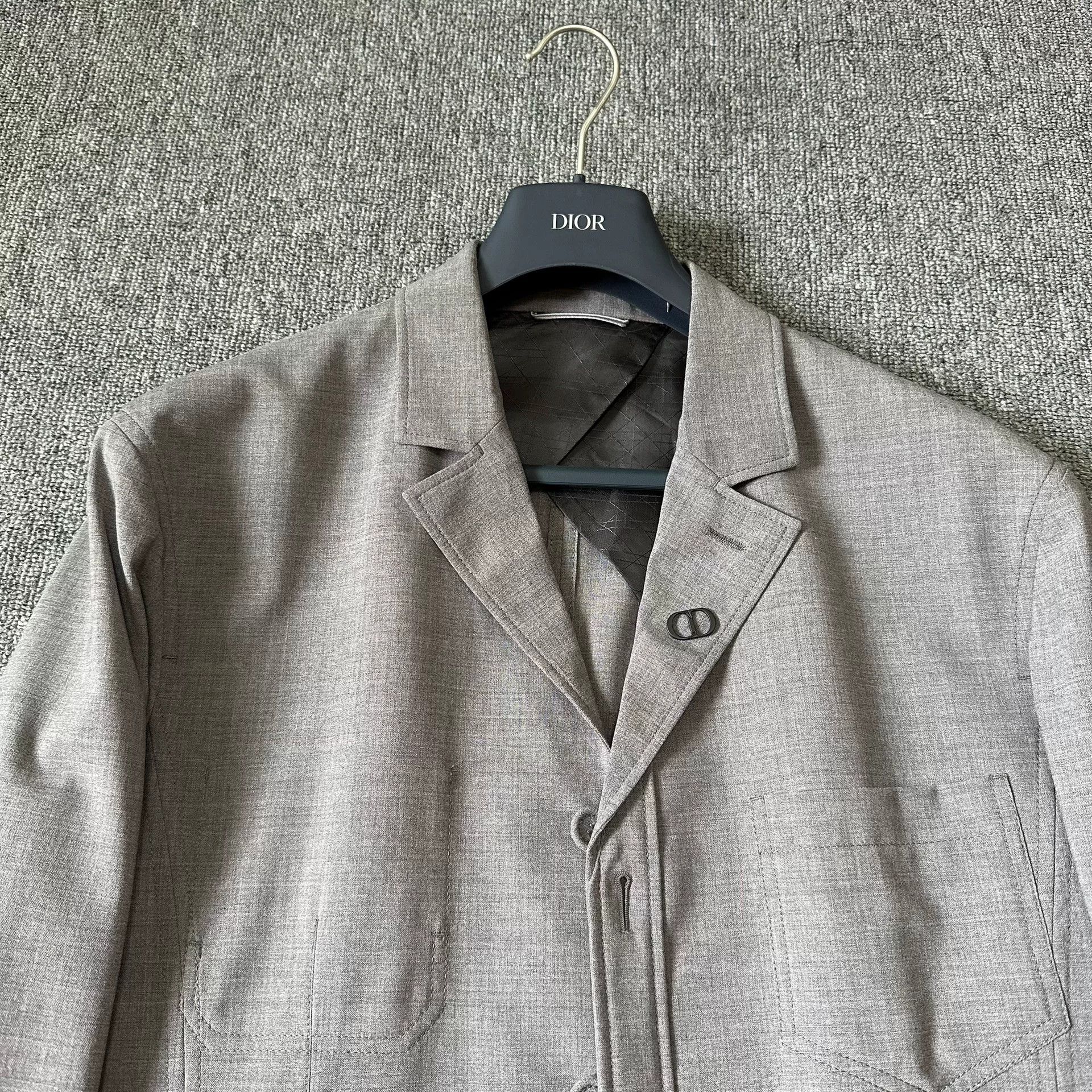 Dior Dior CD Logo Wool Suit Jacket Size US M / EU 48-50 / 2 - 3 Thumbnail