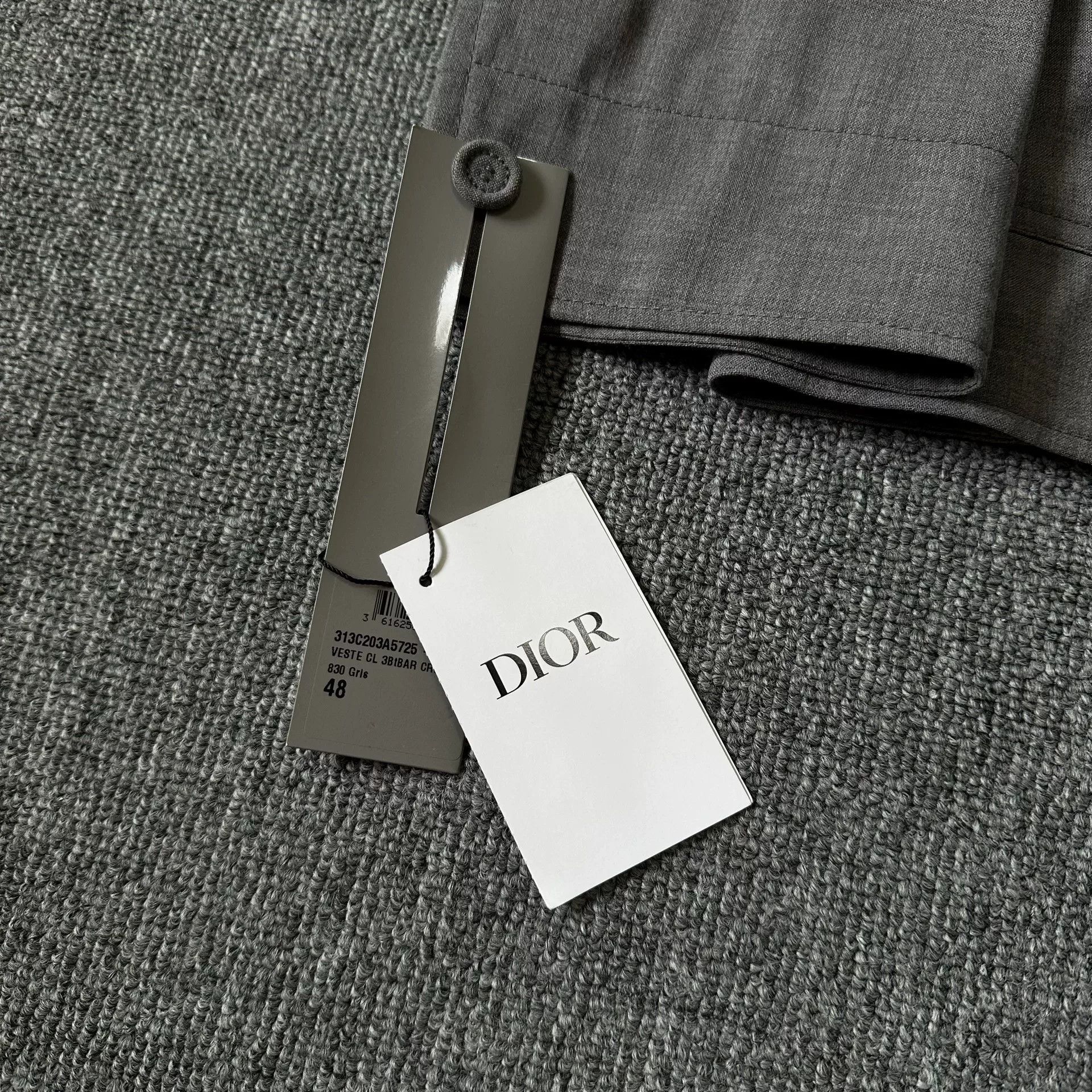 Dior Dior CD Logo Wool Suit Jacket Size US M / EU 48-50 / 2 - 2 Thumbnail
