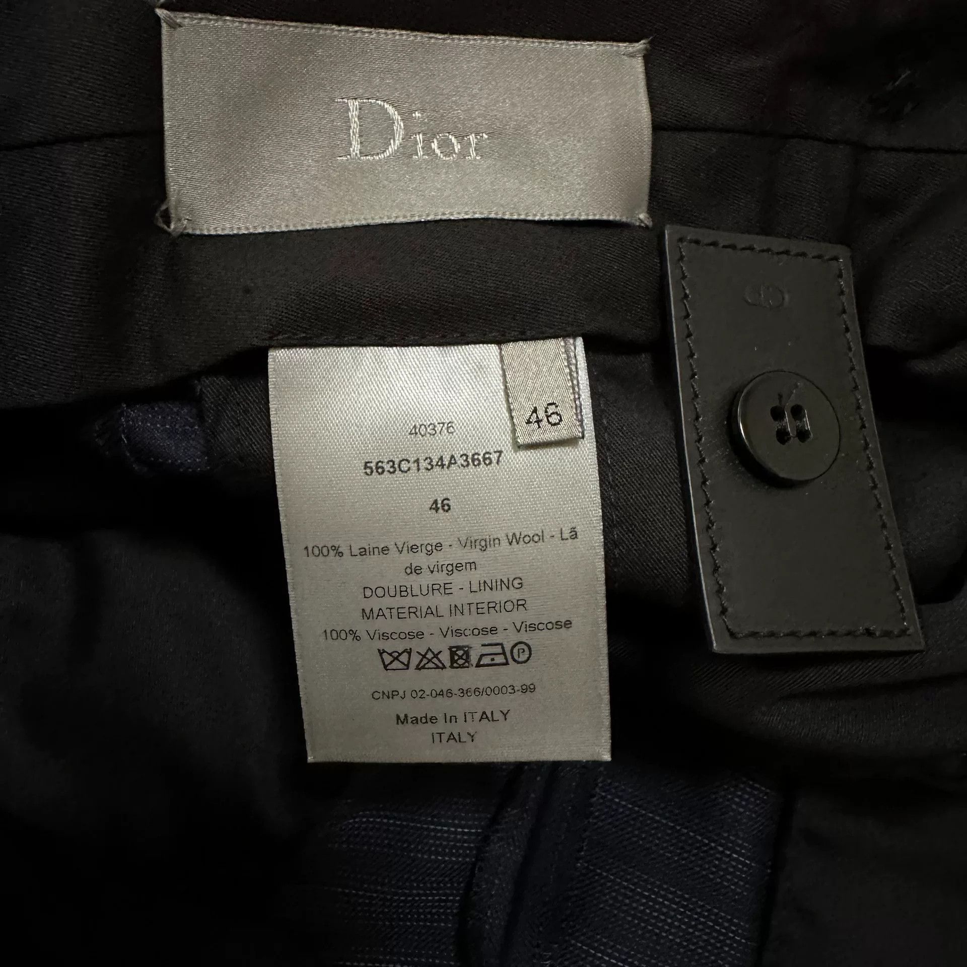 Dior Dior Homme 15SS Striped Wool Suit Size US M / EU 48-50 / 2 - 8 Thumbnail