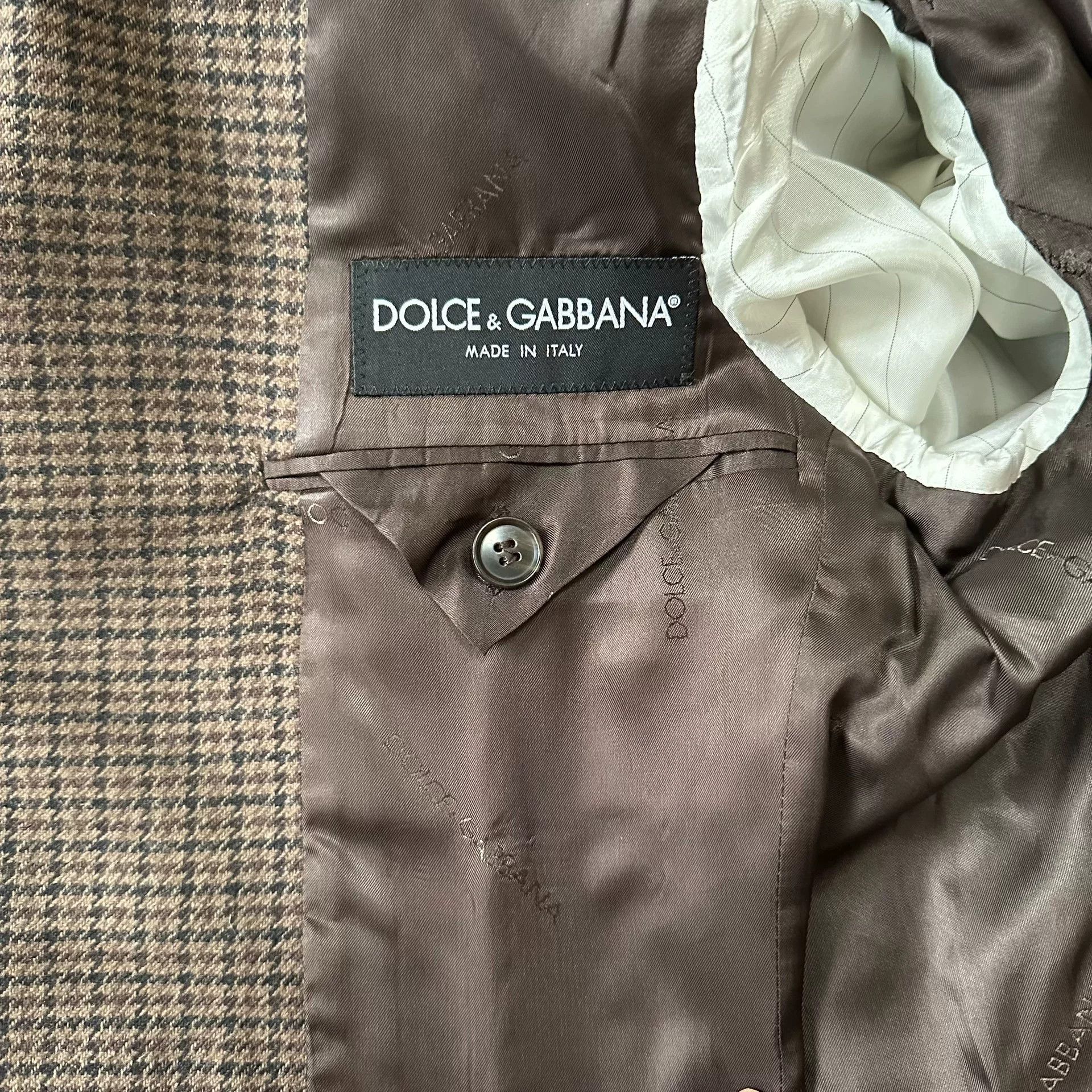 Dolce & Gabbana Dolce Gabbana Houndstooth Wool Blazer Size US M / EU 48-50 / 2 - 8 Thumbnail