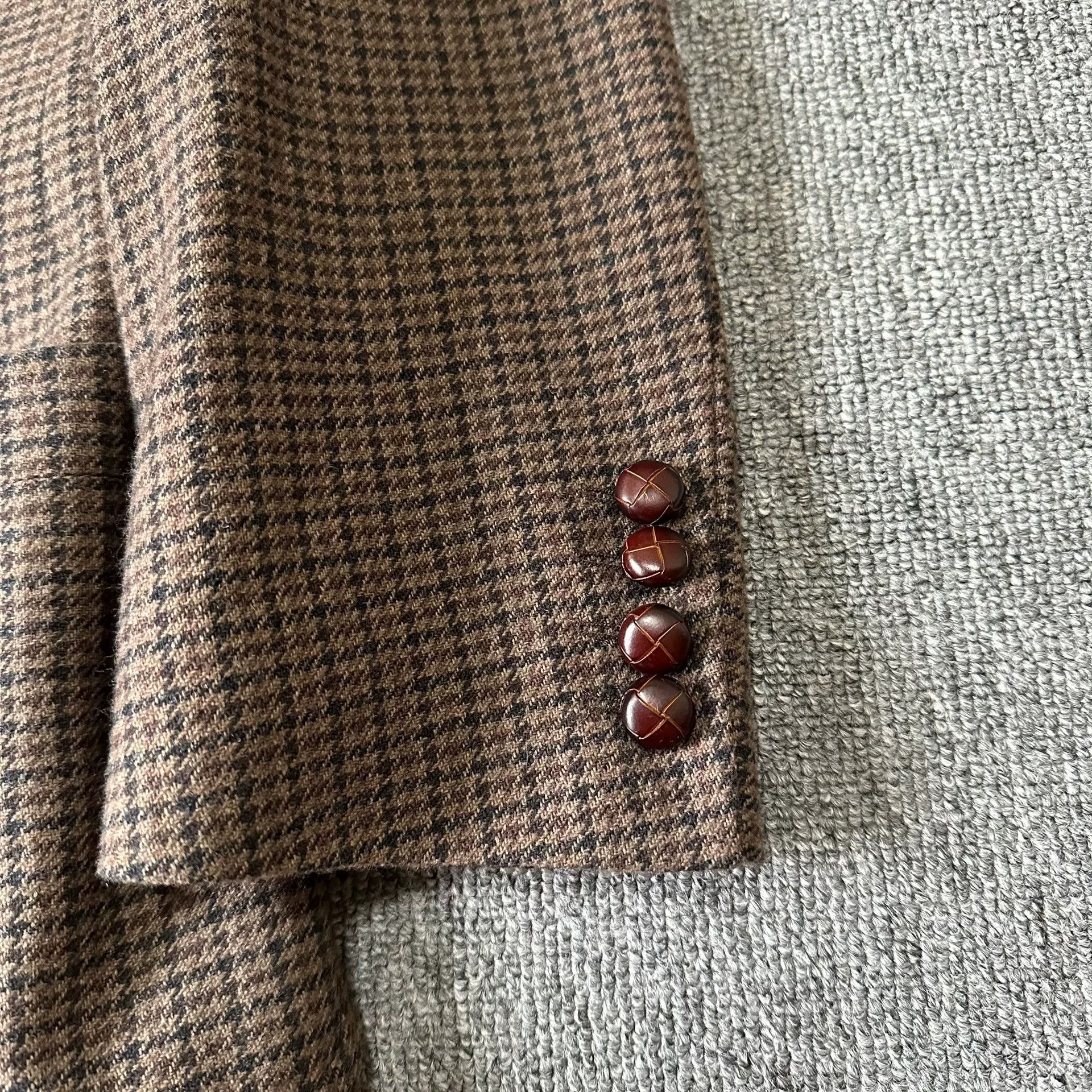 Dolce & Gabbana Dolce Gabbana Houndstooth Wool Blazer Size US M / EU 48-50 / 2 - 2 Thumbnail