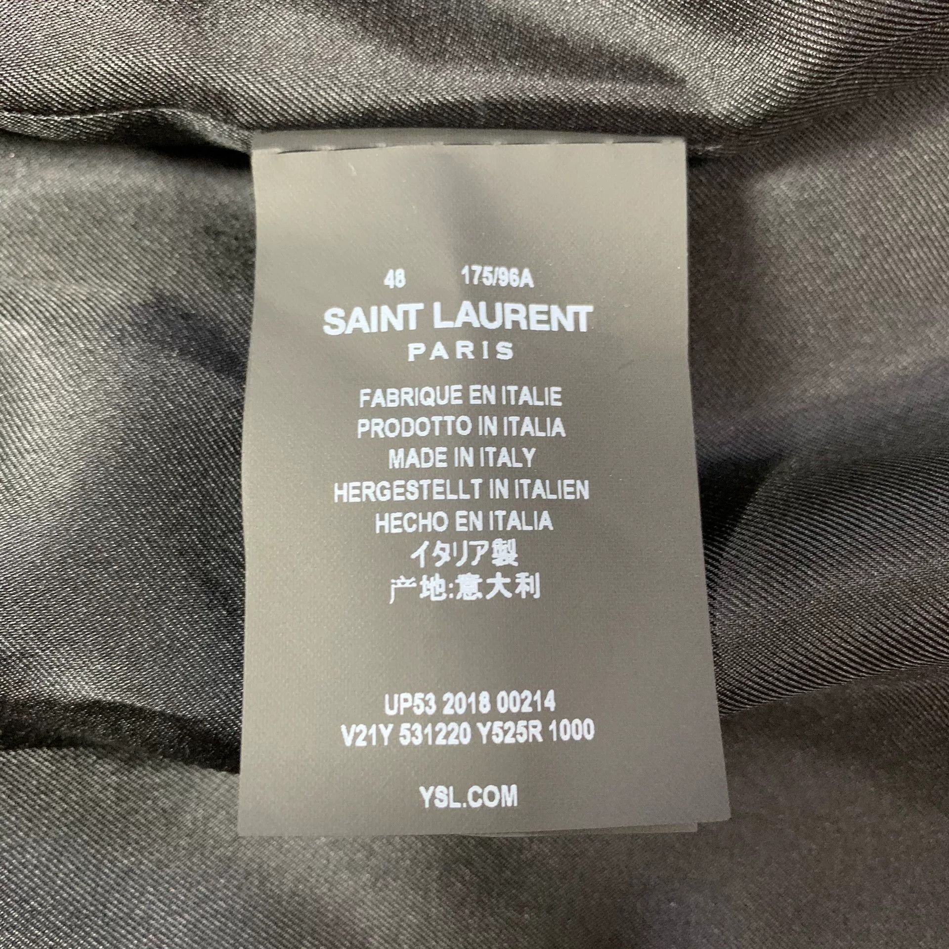Saint Laurent Paris Saint Laurent 18FW Teddy Jacket Black Velvet Size L / US 10 / IT 46 - 7 Thumbnail