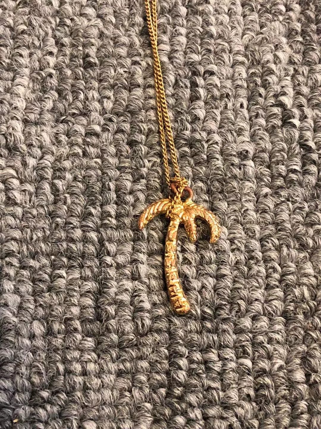 Saint Laurent Paris Saint Laurent SLP 16SS Gold Palm Necklace Size ONE SIZE - 2 Thumbnail