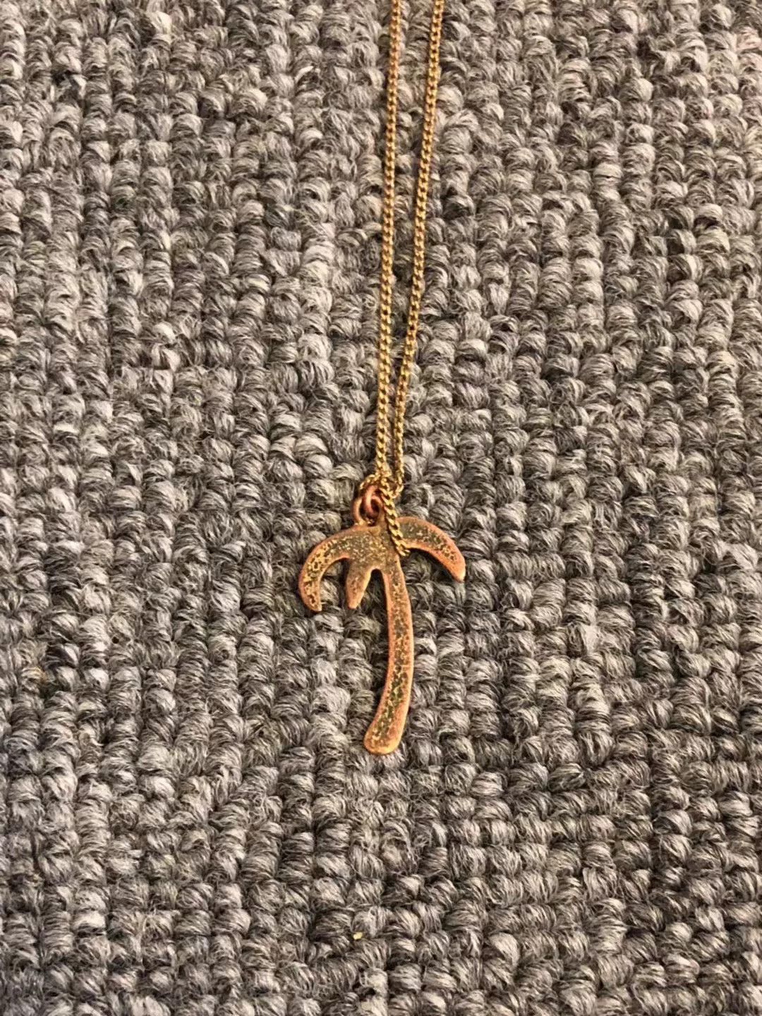 Saint Laurent Paris Saint Laurent SLP 16SS Gold Palm Necklace Size ONE SIZE - 3 Thumbnail