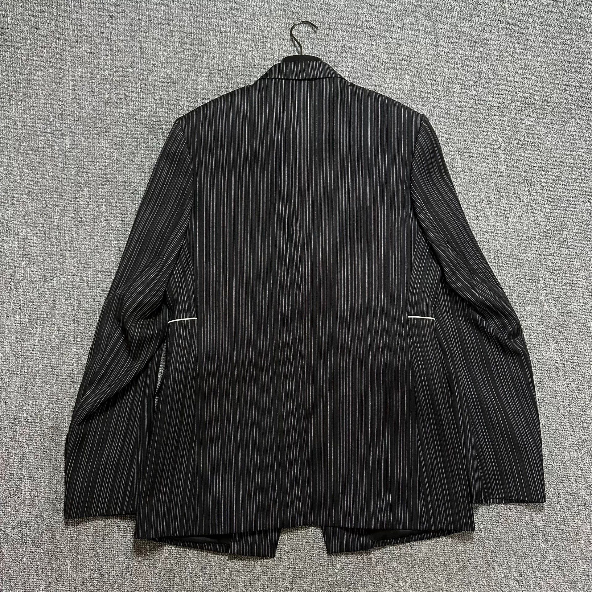 Dior Dior Homme 18FW Stripe Silver Thread Suit Size US M / EU 48-50 / 2 - 5 Thumbnail
