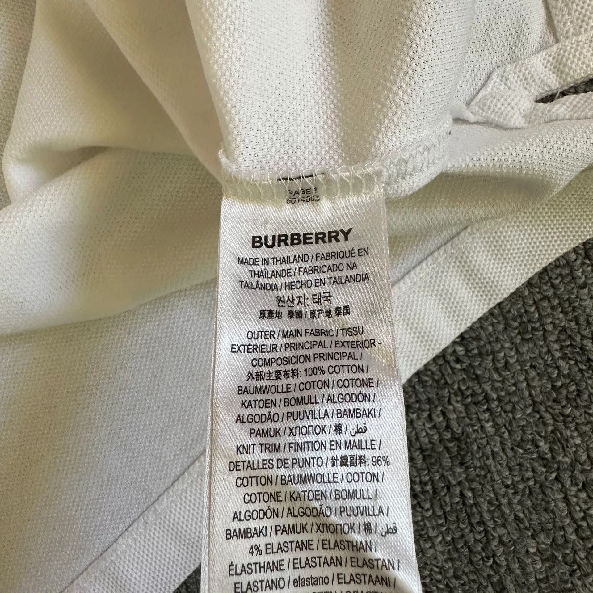 Burberry Burberry TB Embroidered Short Sleeve Polo Size US S / EU 44-46 / 1 - 6 Thumbnail
