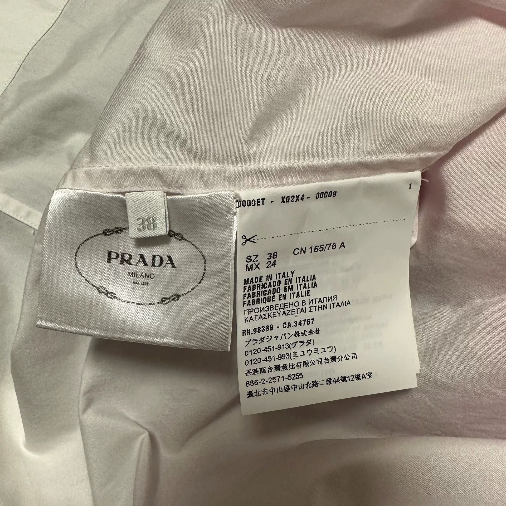 Prada Prada Valentine's Limited Heart Slogan Shirt Size S / US 4 / IT 40 - 6 Thumbnail
