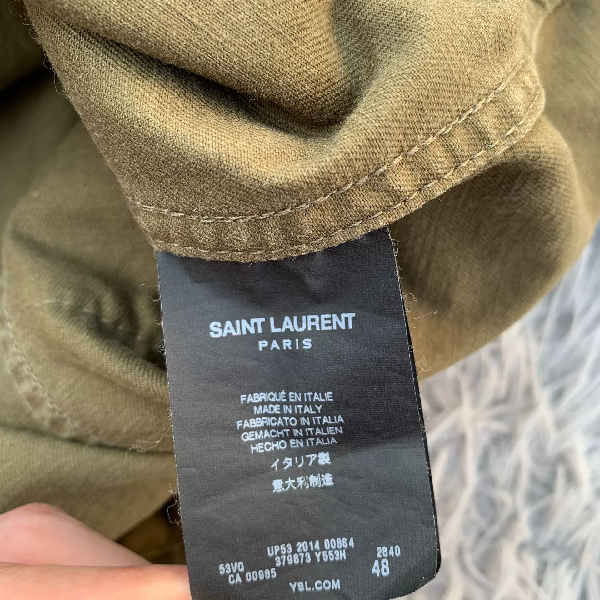 Saint Laurent Paris Saint Laurent 15ss Runway Four-Pocket Jacket Size US M / EU 48-50 / 2 - 6 Thumbnail