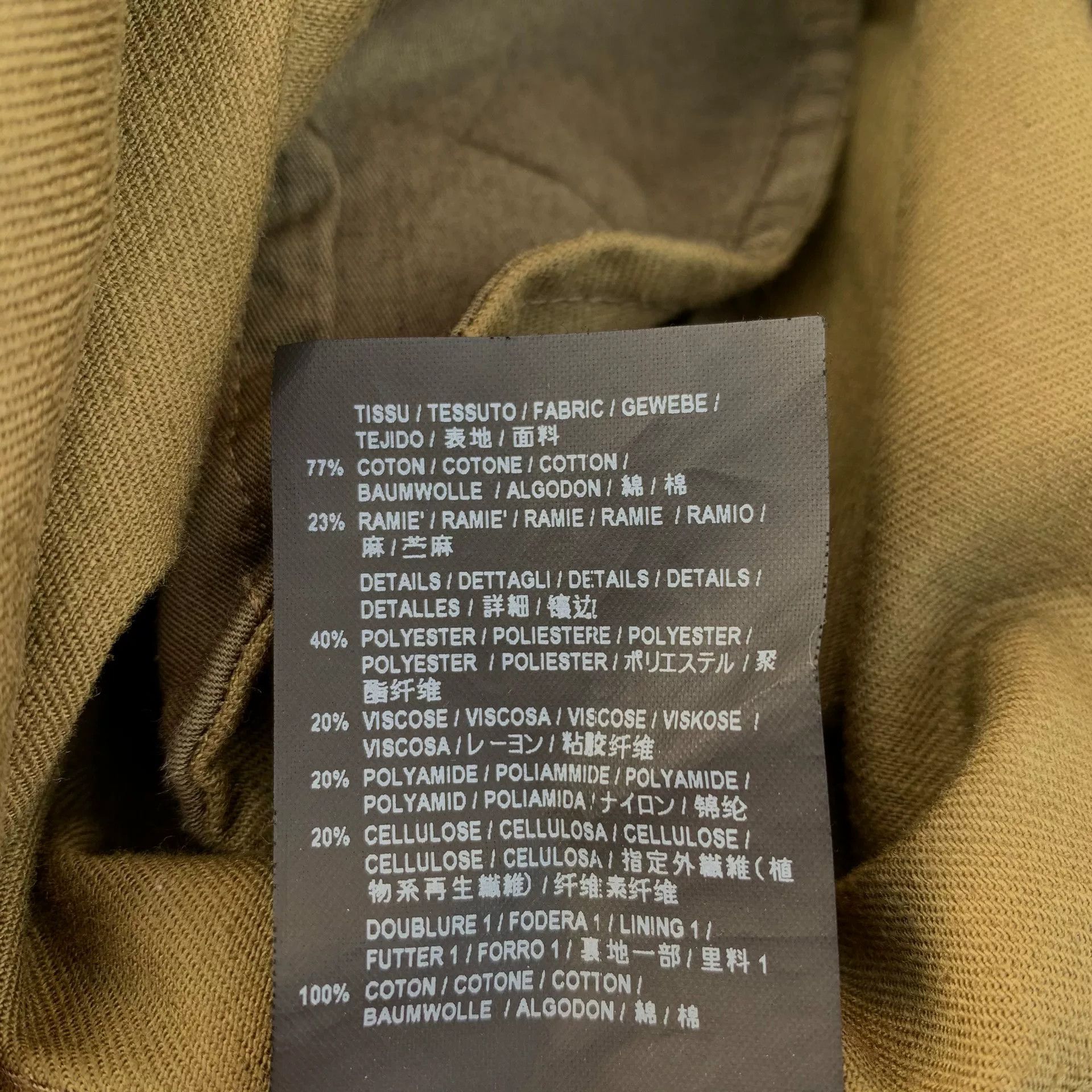 Saint Laurent Paris Saint Laurent Military Green Trench Coat Dress Size XS / US 0-2 / IT 36-38 - 7 Thumbnail