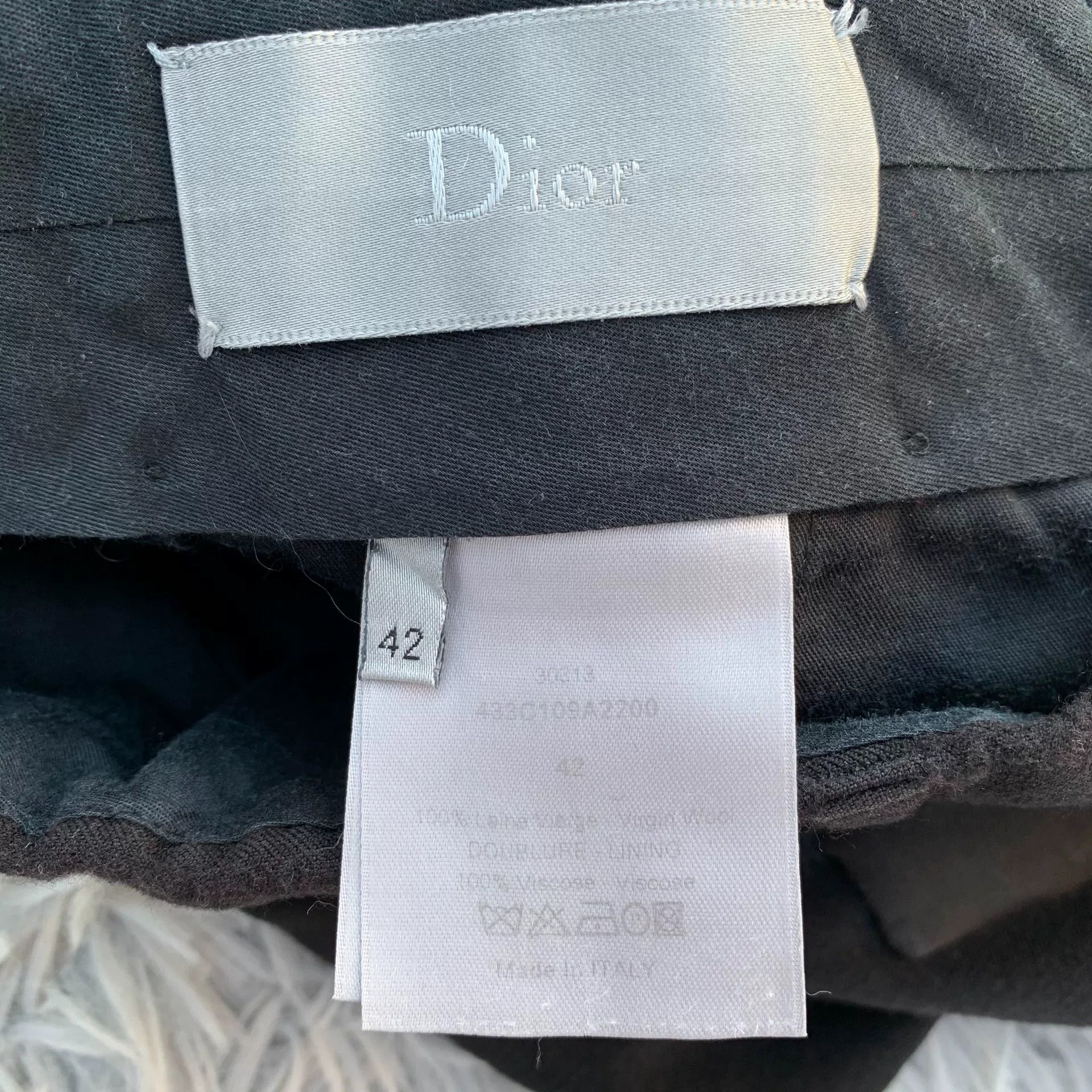 Dior Dior Wool Casual Pocket Trousers Size US 26 / EU 42 - 3 Thumbnail