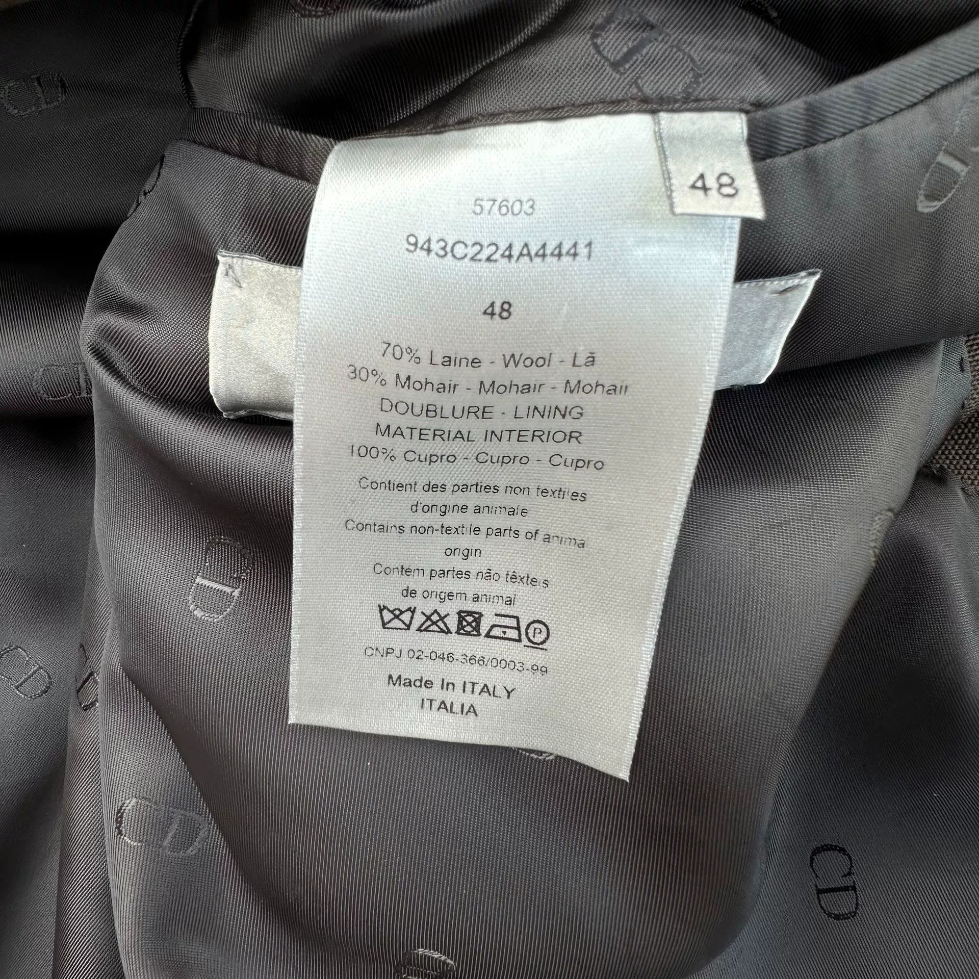 Dior Dior Khaki Double-Breasted Wool Coat Size US M / EU 48-50 / 2 - 6 Thumbnail