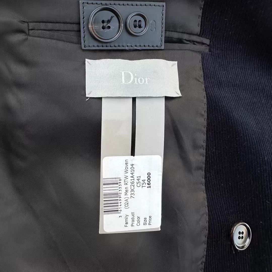 Dior Dior Homme 18FW Corduroy Double-Breasted Blazer Size US L / EU 52-54 / 3 - 3 Thumbnail