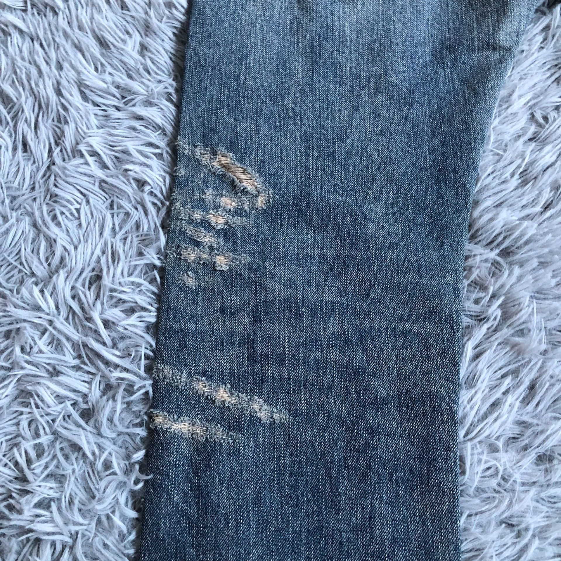 Saint Laurent Paris Saint Laurent SLP 13FW Runway Distressed Jeans Size US 34 / EU 50 - 6 Thumbnail