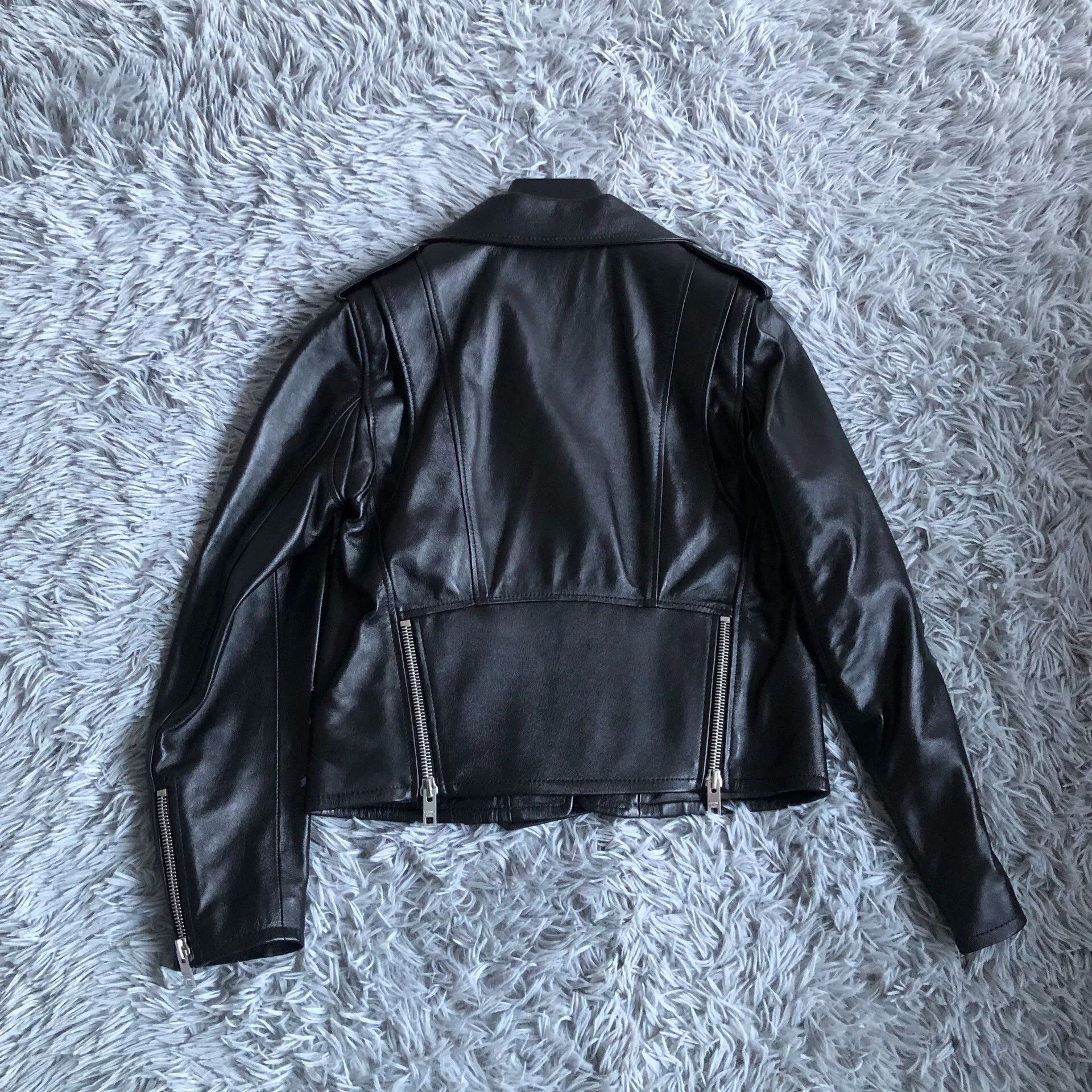 Celine Celine Motorcycle Leather Jacket Size XS / US 0-2 / IT 36-38 - 5 Thumbnail