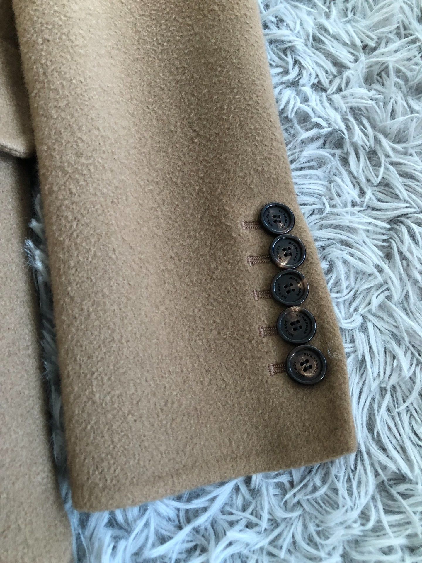 Burberry Camel Cashmere Coat