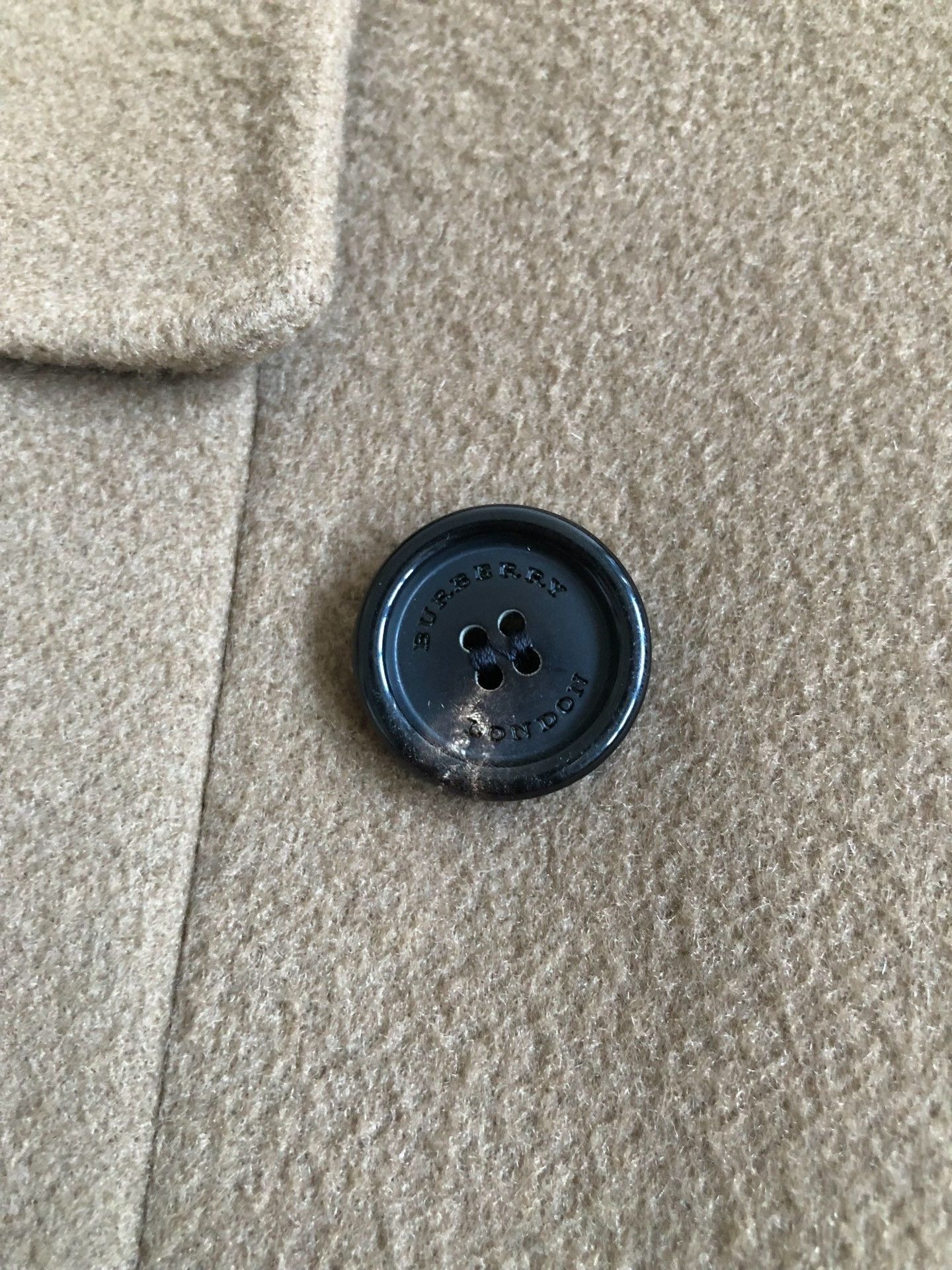 Burberry Camel Cashmere Coat