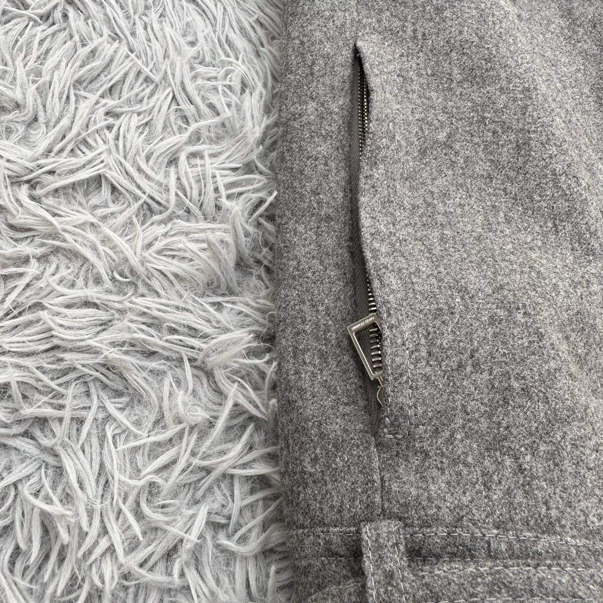 Dior Dior Homme Gray Zip Wool Jacket Size US M / EU 48-50 / 2 - 8 Thumbnail