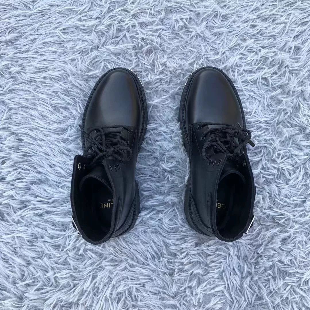 Celine Celine 22SS Leather Rivet Logo Boots Size US 7 / EU 40 - 3 Thumbnail