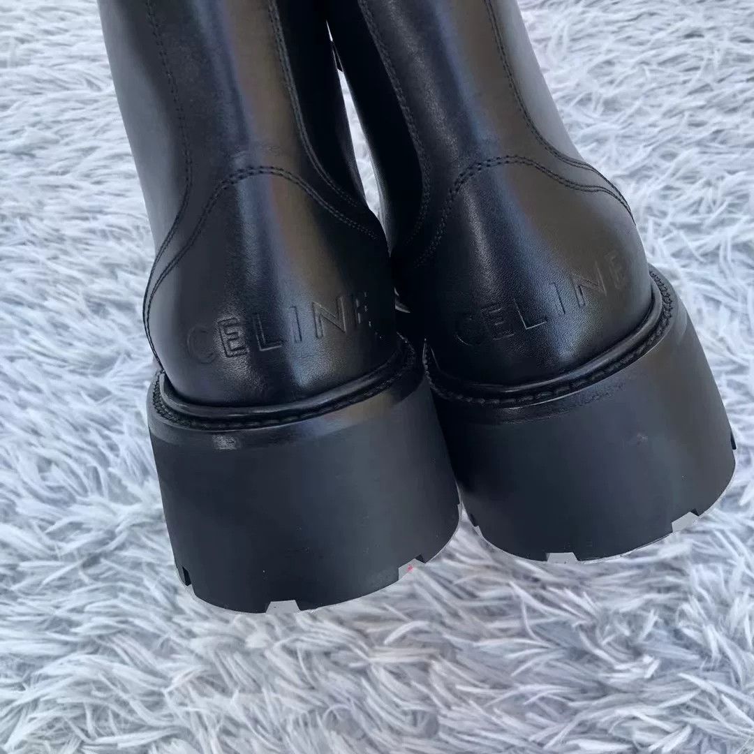 Celine Celine 22SS Leather Rivet Logo Boots Size US 7 / EU 40 - 5 Thumbnail