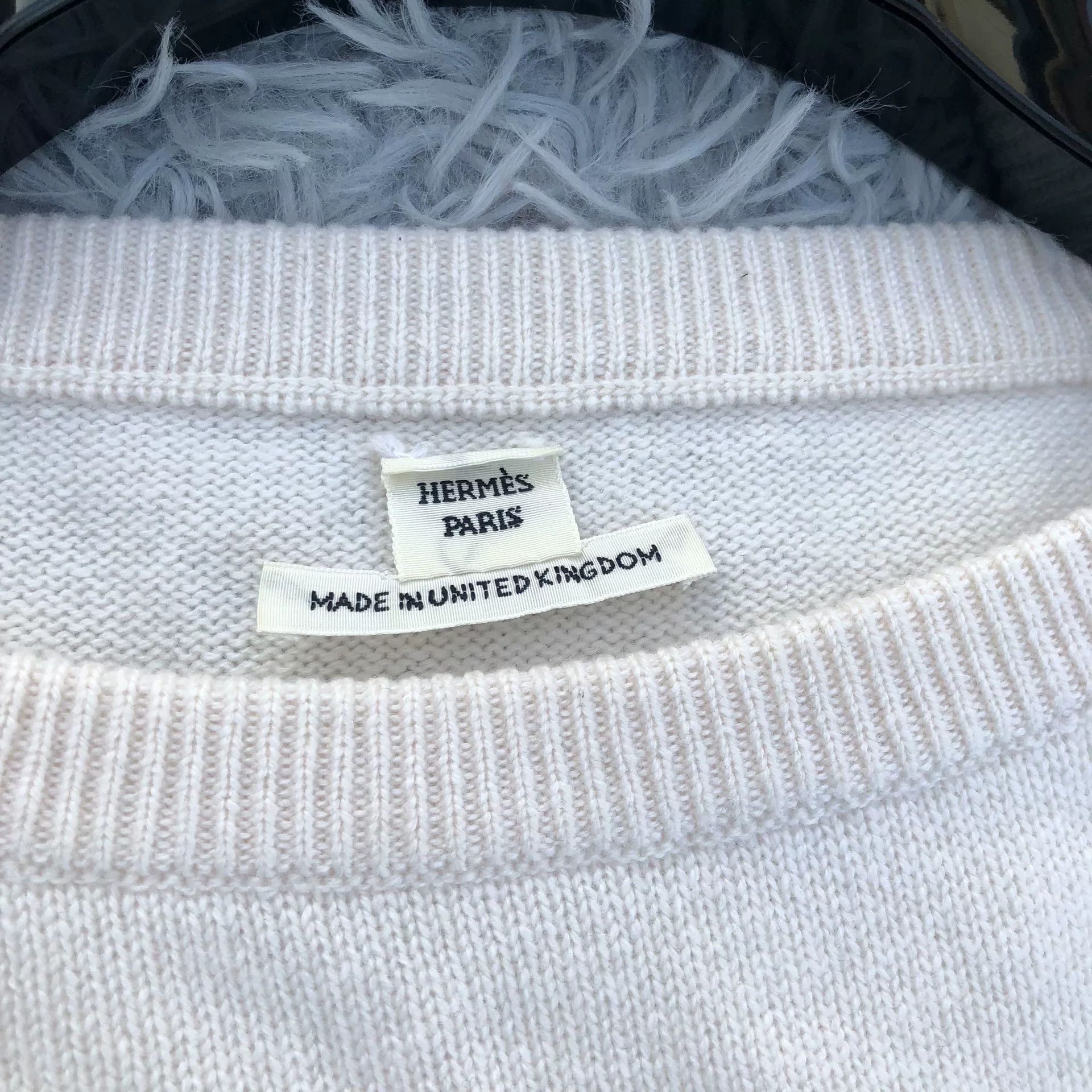Hermes Hermes Logo Badge Cashmere Sweater Size XXS / US 00 / IT 34 - 4 Thumbnail