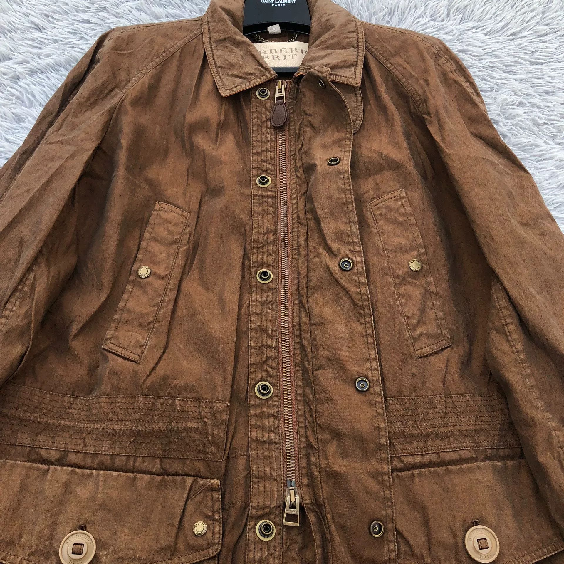 Burberry Burberry Brit Vintage Field Jacket Size US L / EU 52-54 / 3 - 5 Thumbnail