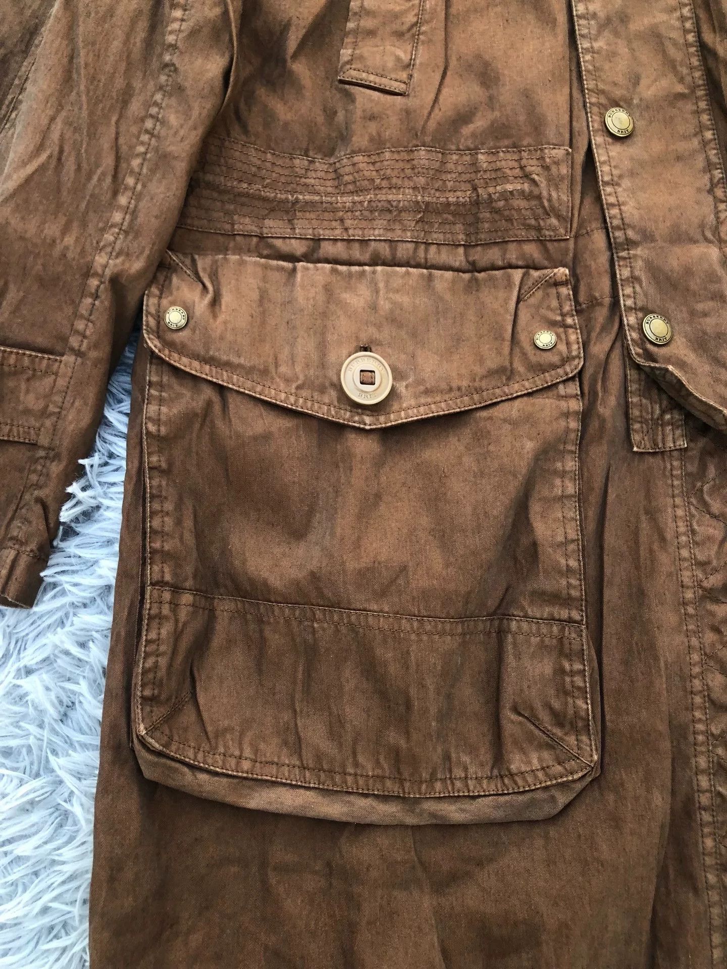 Burberry Burberry Brit Vintage Field Jacket Size US L / EU 52-54 / 3 - 2 Thumbnail