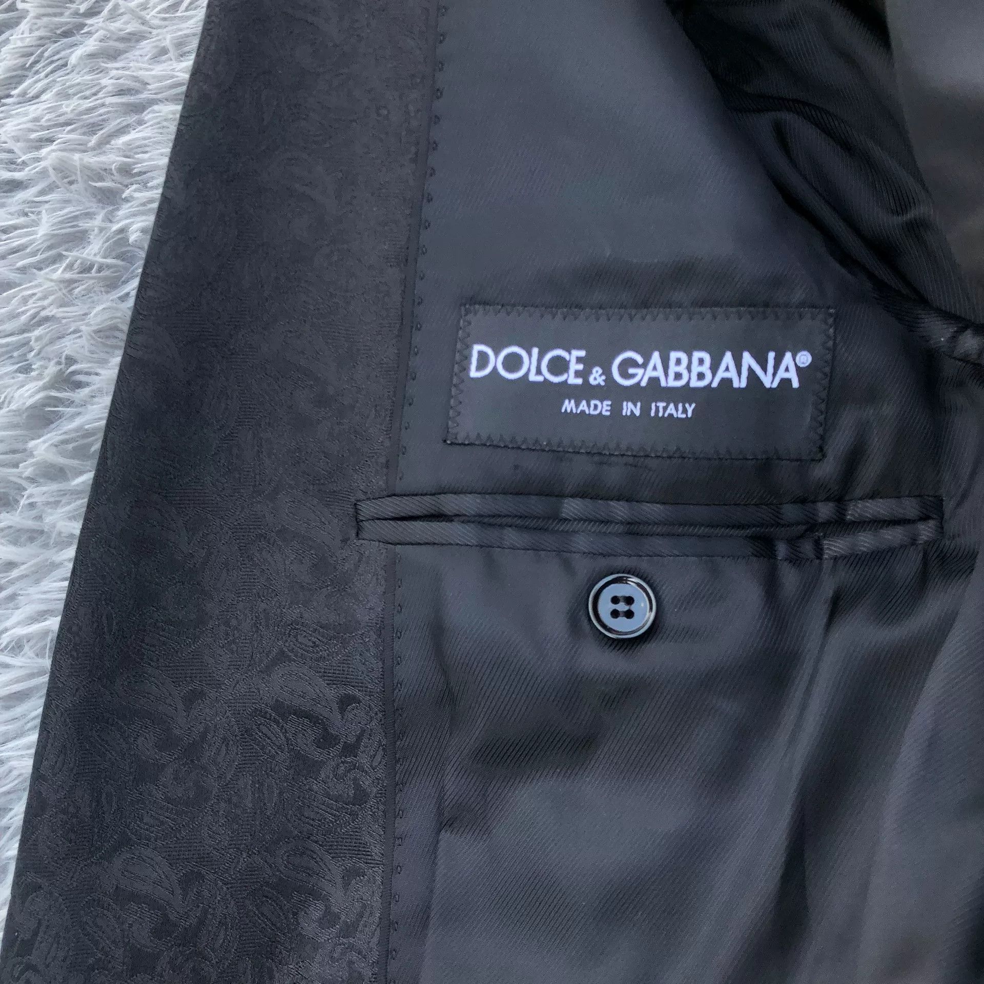 Dolce & Gabbana Dolce Gabbana Sky Blue Velvet Wool Blazer Size US S / EU 44-46 / 1 - 8 Thumbnail