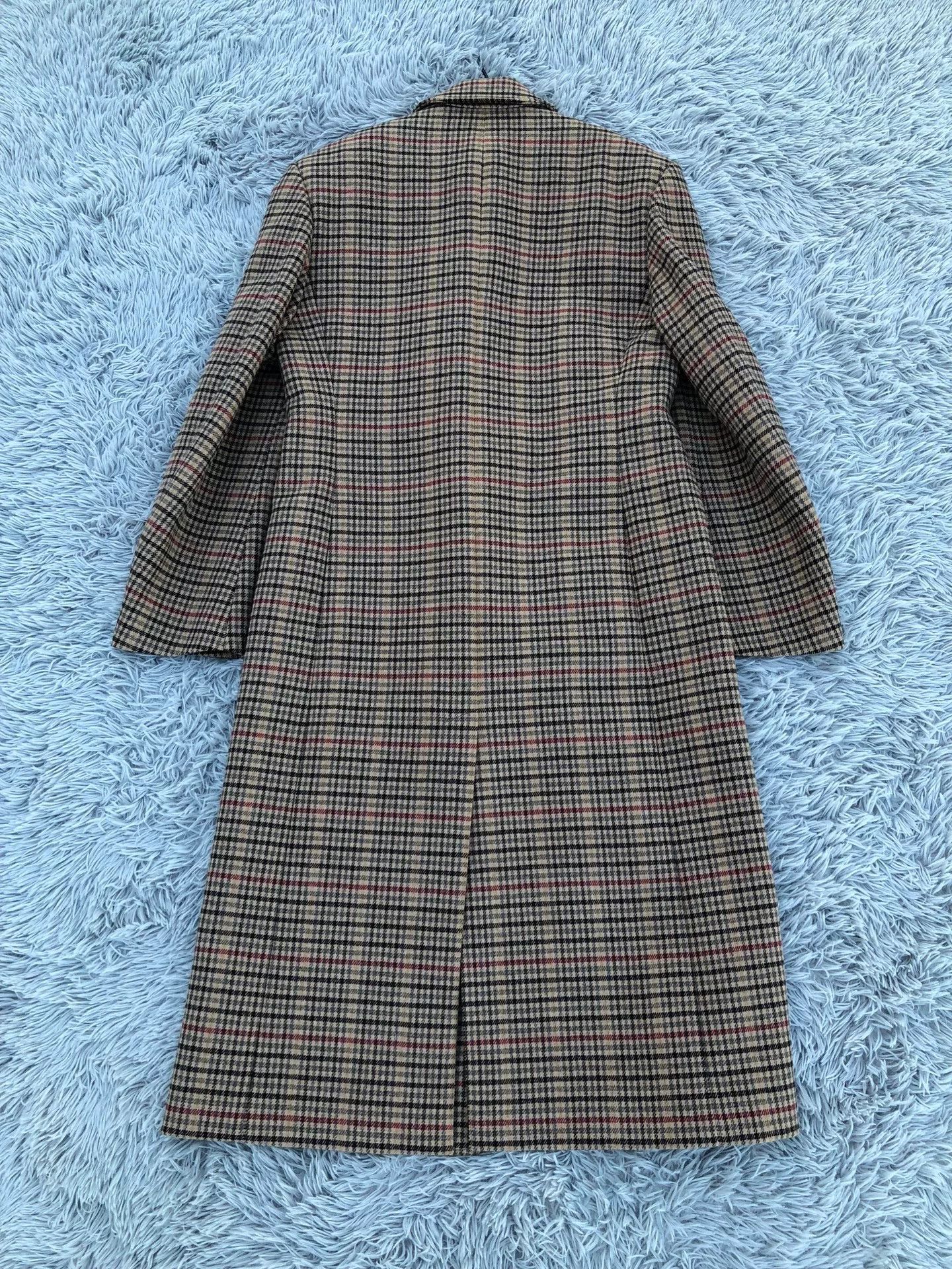 Balenciaga Balenciaga 17FW Houndstooth Wool Coat Size US S / EU 44-46 / 1 - 5 Thumbnail