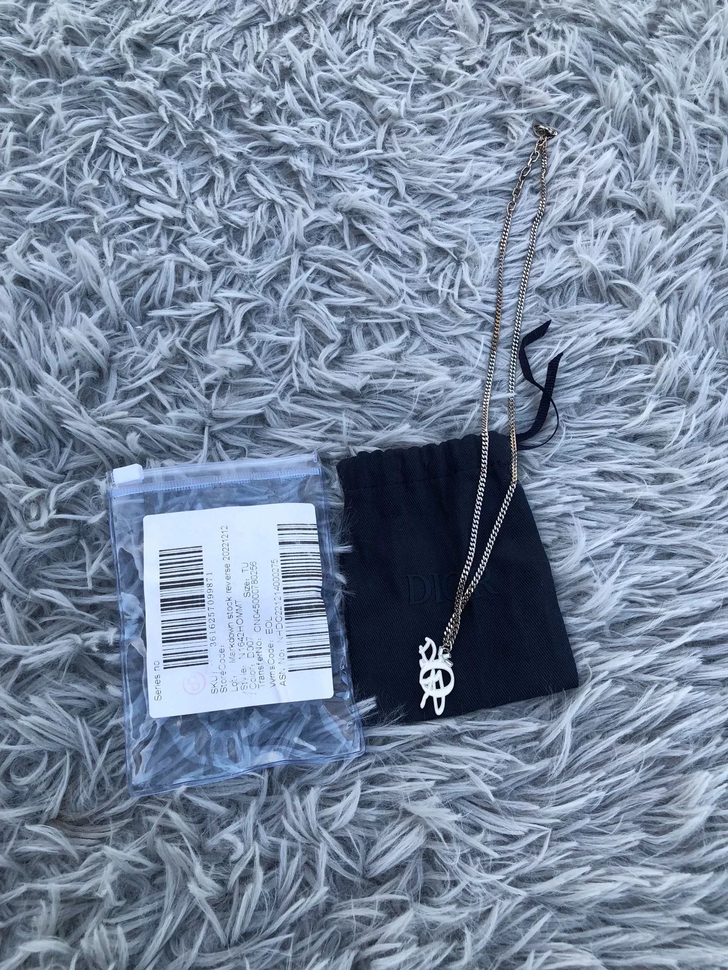 Dior Dior 2023 Crystal Logo Necklace Size ONE SIZE - 6 Thumbnail