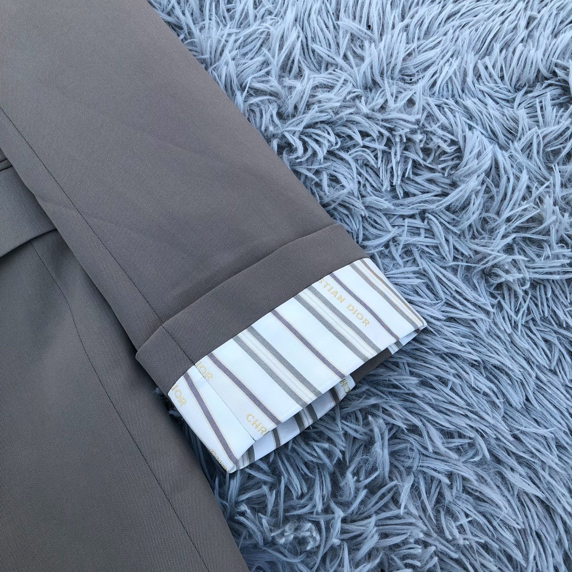 Dior Dior Cuff Logo Khaki Blazer Size US M / EU 48-50 / 2 - 2 Thumbnail