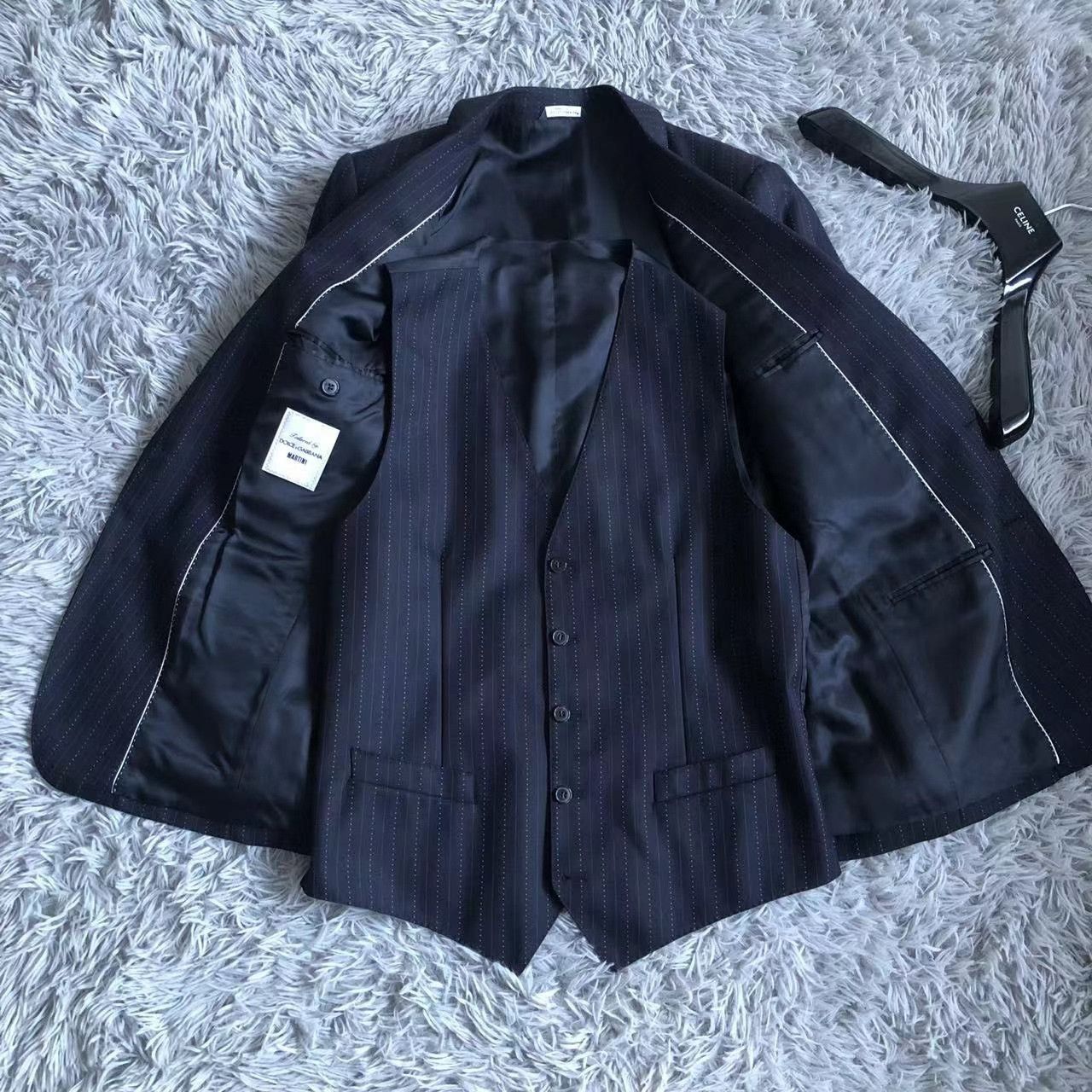 Dolce & Gabbana Dolce Gabbana Three-Piece Stitch Suit Size US S / EU 44-46 / 1 - 3 Thumbnail