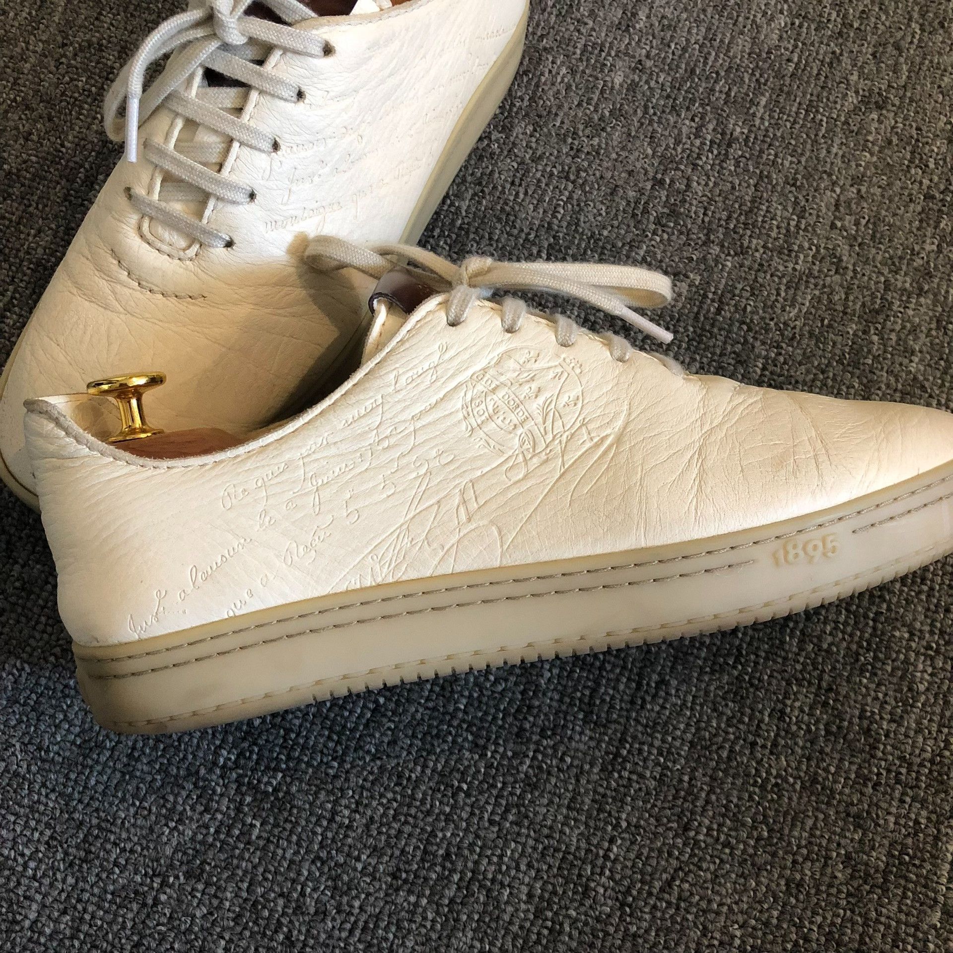 Berluti Berluti Sketch Signature White Casual Shoes Size US 7 / EU 40 - 5 Thumbnail