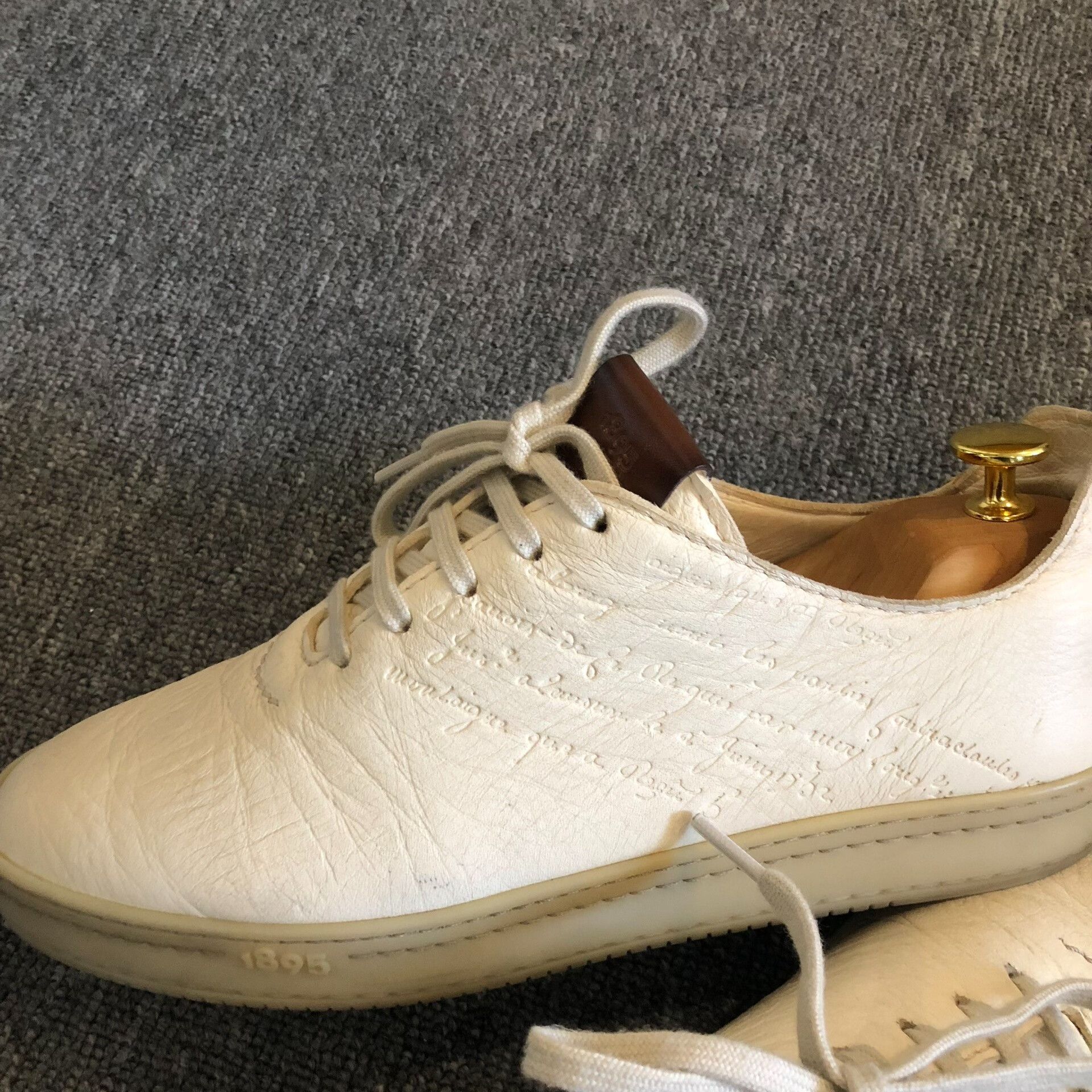 Berluti Berluti Sketch Signature White Casual Shoes Size US 7 / EU 40 - 4 Thumbnail