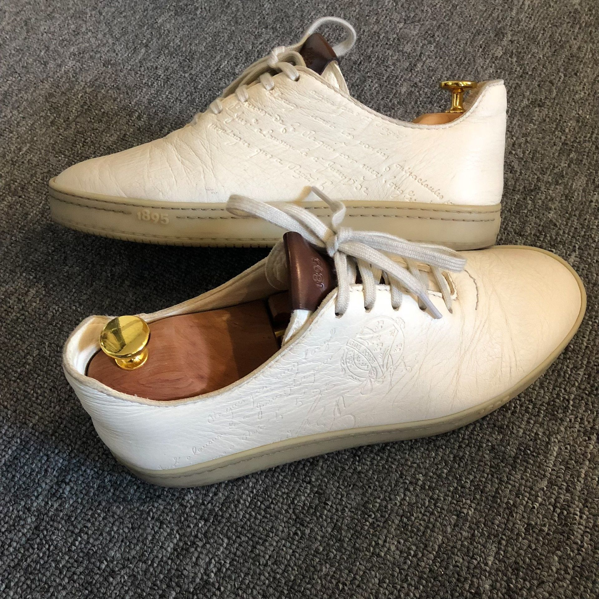 Berluti Berluti Sketch Signature White Casual Shoes Size US 7 / EU 40 - 3 Thumbnail