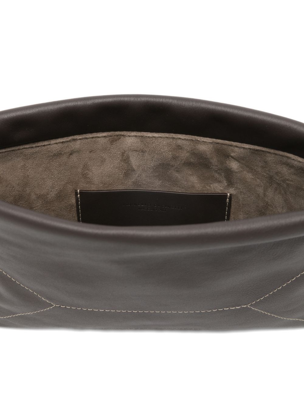 Brunello Cucinelli LEATHER SHOULDER BAG Size ONE SIZE - 4 Thumbnail