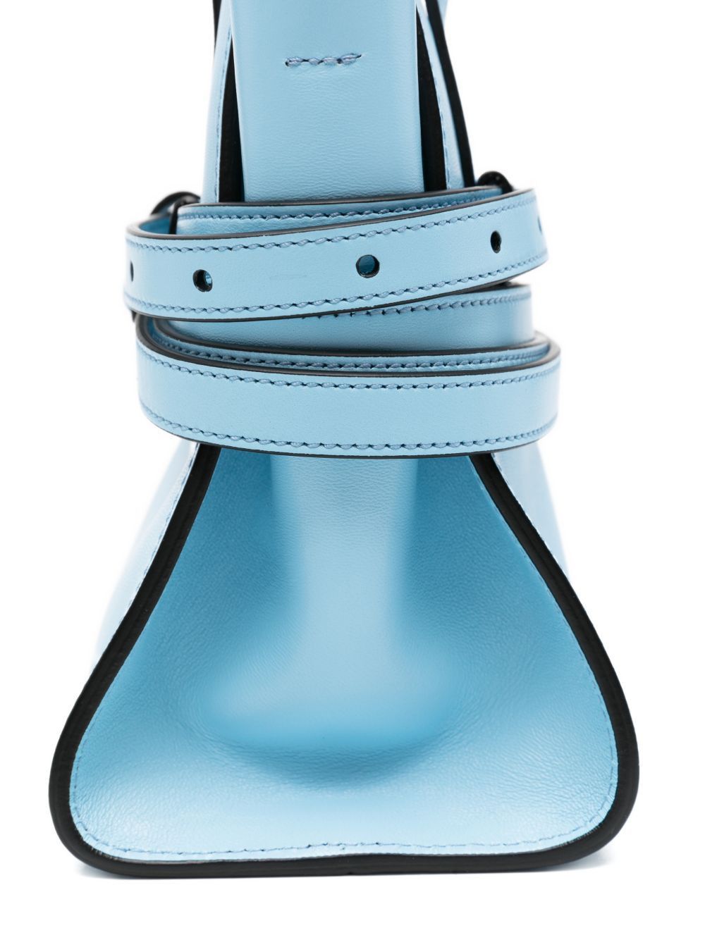 Moschino TIE ME SMALL LEATHER HANDBAG Size ONE SIZE - 2 Thumbnail