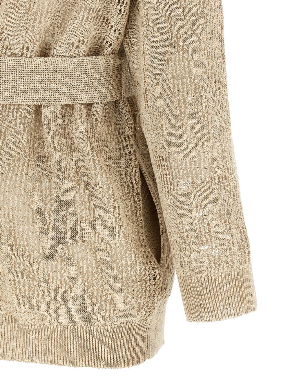 Brunello Cucinelli LINEN CARDIGAN Size L / US 10 / IT 46 - 3 Thumbnail