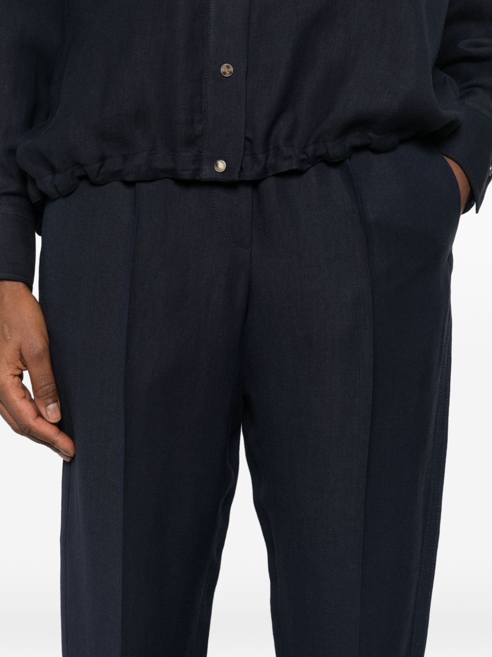 Brunello Cucinelli LINEN BLEND TROUSERS Size 26" / US 2 / IT 38 - 5 Thumbnail