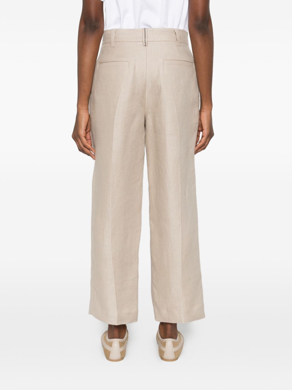 Brunello Cucinelli LINEN TROUSERS Size 27" / US 4 / IT 40 - 2 Thumbnail