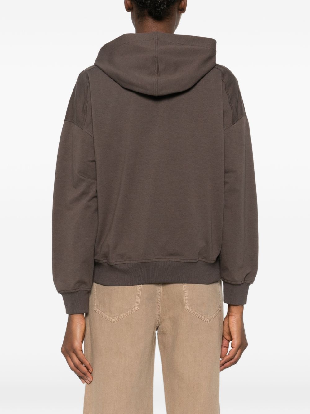 Brunello Cucinelli COTTON HOODIE Size M / US 6-8 / IT 42-44 - 4 Thumbnail