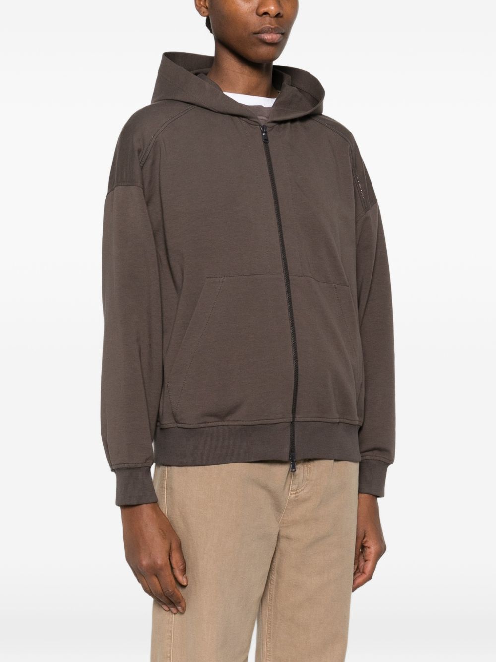 Brunello Cucinelli COTTON HOODIE Size M / US 6-8 / IT 42-44 - 5 Thumbnail