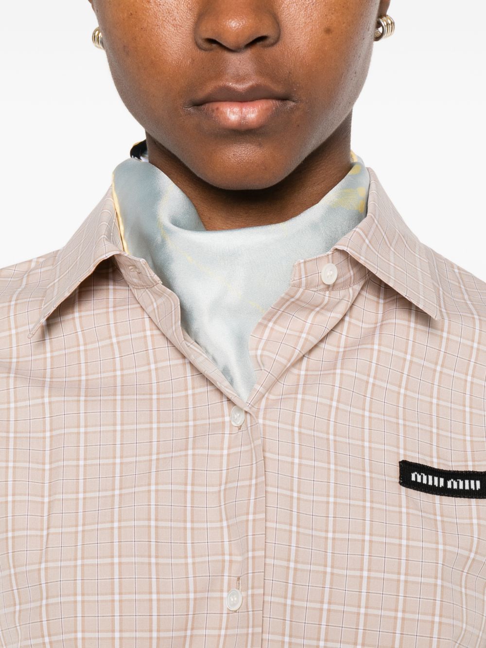 Miu Miu COTTON SHIRT Size M / US 6-8 / IT 42-44 - 4 Thumbnail